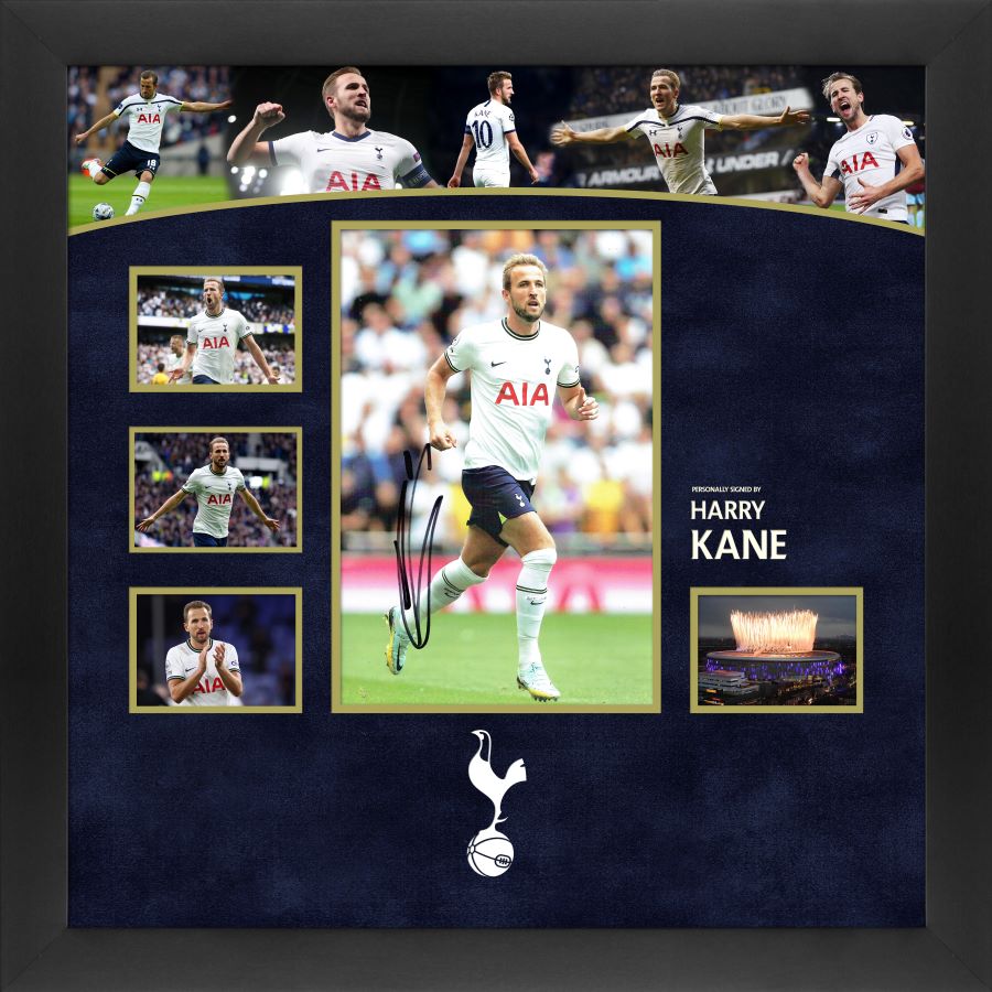 Harry Kane Signed 12x8 Photograph Display - Memorabilia Framers Shop